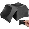 BESTOMZ 10 Pezzi Supporto per Palla Singola in Plastica Nera per Basket e | Espositore Compatto, Salvaspazio, per Casa e Centro Commerciale, Facile da Riporre, Accessorio Sportivo