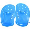 BRIGHTFUFU 2 Pezzi Pagaie da Nuoto, Guanti Acquatici Blu per Piscina | PP e Silicone, Resistenti All'usura, per Lezione Acquatica e Nuoto, Coppia per Ragazzi e Ragazze