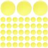 TEHAUX 40mm Palline senza Opache da Pezzi 50 Pong Colorate Ping Cuciture | Pp Leggero, Superficie Non Verniciata, Presa, per Giochi Indoor e Attività Scolastiche