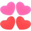 Alipis 4 Pezzi Ammortizzatore per Racchetta da Tennis, Smorzatore di Vibrazioni per Racchetta in Silicone a Cuore, Portatile, Facile da Installare, Riduce L'affaticamento della Mano