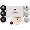 WIBELL La Mondiale - Set di bocce interne - Kit 6 palline + maiale - per adulti e adolescenti - utilizzabile su tutte le superfici - Idea regalo divertente