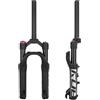 BSFHQS Forcella pneumatica per MTB 16 forcella ammortizzata diritta da 1-1/8 | Escursione 60mm QR 9*100mm Forcelle anteriori con Freni a disco Forcelle bici per bambini