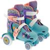 Disney Stitch Pattini a Rotelle Big Wheel per Bambini | Pattini Quad Boot Regolabili a 4 Ruote per Bambini | Taglia Scarpe Junior 9J-12J
