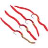 ULTECHNOVO 4 Pezzi Artificiali da Pesca per Trota in Acciaio al Carbonio | Laghi e Fiumi, Bilanciato e Riutilizzabile, Resiste a Lanci Multipli, per Pescatori