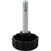 Generic Manopola di ricambio per cyclette e pesi | Chiusura sicura, per filettatura M10, lunghezza 60 mm, anima in metallo, facile da stringere