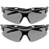 ULTECHNOVO 2 Pezzi Occhiali da Ciclismo Uomo PC per Bici e Sport All'aperto | Protezione Uv, Design Elegante e Semplice, per Ciclismo e Pesca, Accessorio Leggero e Resistente