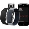 newgen medicals Fitness Tracker: Bracciale per Fitness Tracker, Bluetooth, App per Android e iOS (smartwatch Senza Display, Bluetooth, iPhone)