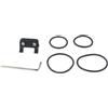Feegow Supporto per numero di gara bicicletta in PVC | Facile installazione, nessun attrezzo necessario, si adatta a reggisella, struttura in PVC, finitura nera