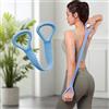 Generic Fascia elastica di resistenza, versatile per yoga e fitness, per allenamento di flessibilità e forza