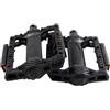 DEARMAMY Pedali Bici Grandi in Plastica Nera Antiscivolo per Bici da Montagna | Design Leggero e Portatile, Accessorio per Sostituire Pedali Usurati o Rotti, Adatto a Bici e Mountain Bike