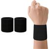 Generic 1 paio di polsiere sportive da uomo e da donna, con fascia tergisudore, elastico, adatto per basket, calcio, palestra