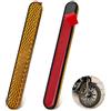Kalexion Riflettore Posteriore Moto Catadiottro Bicicletta Giallo - 2 pezzi 100 X 13 X 7 mm Riflettore Anteriore Bicicletta Autoadesivo Occhi di Gatto Riflettore per Bicicletta e Moto Più Visibilità e