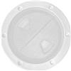 ULTECHNOVO Coperchio Portello di Ispezione Rotondo Bianco per Kayak e Yacht | Protezione Robusta in Plastica, Superficie Antiscivolo, per Rv e Camion, Accessorio Utile per Copertura