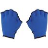 HOLIDYOYO Guanti Palmati da Nuoto, Gomma Blu, Cinturino a Strappo | Piscina e Immersione, Resistenza in Acqua, Allenamento Parte Superiore, Traspiranti e Assorbenti