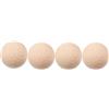 JUMPLAWN 4 Pezzi Set di Bocce in Legno Leggero per Gioco Interno e Spiaggia | Palline di Legno, Uso Ricreativo, Adatte a Spazi Chiusi e Sabbia, Formato Portatile per Attività