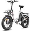 Antgooat F20Max - Bicicletta elettrica pieghevole | Batteria da 48 V e 30 Ah, autonomia di 150 km, Motore brushless da 500 W，Freni a doppio disco，Pneumatici larghi 20*4,0
