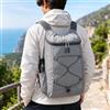 Generic Zaino da trekking leggero, per ciclismo, all'aperto, portatile, pieghevole, impermeabile, per campeggio, trekking (grigio)
