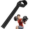 Generic Cinghie da polso per sollevamento pesi, 56 x 3,6 cm, antiscivolo, cinturino da polso regolabile, cinghie da palestra per bodybuilding, sollevamento pesi, powerlifting, allenamento di forza, stacchi da