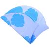 BESTYASH Cuffia da Nuoto in Silicone Blu, Comoda e Pratica | Facile da Indossare e Togliere, Protegge i Capelli, Design , per Uomini e Donne
