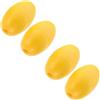 HANABASS 4 Pezzi Boa Galleggiante in PVC Giallo per Corda e Imbarcazioni | Piscina e Navigazione, Installazione Semplice e Portatile, per Linee D'ancora e Uso Multifunzione