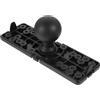 Cabilock Supporto Piattaforma Base a Sfera Nera Kayak per Ecoscandaglio | Nailon e Silicone, Struttura Robusta e Stabile, Uso per Kayak, per Appassionati di Pagaiata