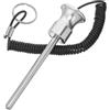 DEARMAMY Perno Magnetico per Macchina Fitness 8x100 Mm, Lega di Alluminio | Compatibile Attrezzi Commerciali, Presa Antiscivolo, Stabilità Affidabile, Finitura Argento