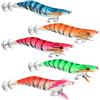 JECOMPRIS Esca Artificiale Gambero Simulato 8,5cm 11g Plastica per Pesca | Luminosa, Confezione, per Appassionati di Pesca, Uso Sicuro e Non Tossico Colore Casuale