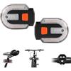 Generico Indicatori di Direzione sonori con Luce Posteriore, Luce Frecce e Stop per Bici con Telecomando Senza Fili, USB Ricaricabile, Diverse modalità di Illuminazione