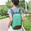 Generic Zaino compatto a doppia spalla con cinghie imbottite e profilo sottile per sport all'aria aperta, viaggi, arrampicata, escursionismo, pendolarismo, Verde, Medium, moderno