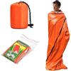 Generic Sacco a pelo di emergenza ultra impermeabile Mylar coperte termiche leggero di sopravvivenza sacco a pelo tenere caldo per campeggio escursionismo