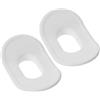 POPETPOP 2 Pezzi Protezione Labbra per Immersioni, Boccaglio da Immersione in Silicone Bianco, per Regolatore Subacqueo Standard, Anti-morso, per Immersioni e Deep Sea Diving