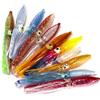 Generic 10 esche artificiali morbide da 8 cm, a forma di calamari, polpi, tonno e pesci vela