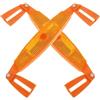 Toddmomy Catarifrangente Ruote Bicicletta Arancio 1 Paio per Guida Notturna | Plastica, Installazione Facile, Resiste Agli Agenti Atmosferici, Migliora Visibilità, per Bici e Cerchi