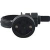 Besttoolifes Supporto per computer da bicicletta per Garmin | 32 x 42 mm, materiale ABS di qualità, supporto per manubrio nero, staffa per luce anteriore, per reggisella o tubo da 12-35