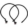 Homoyoyo Tubo Flessibile Plastico 2 Pezzi con Adattatore, per Pompa Kayak | Accessorio per Canoa Gonfiabile, Collegamento Rapido, Uso in Movimento, per Sport Acquatici, Compatibile