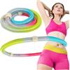 Abaodam Cerchio in Plastica e Acciaio Stile Coreano Pieghevole Fitness | Impugnatura Confortevole, Facile da Trasportare e Riporre, Effetto Sfumato, per Esercizi a Casa