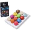 Engelhart Pallino Bocce Ø 30 mm - Standard Ufficiale Torneo - Boccino in Legno Professionale - 6/12 / 24 Pezzi - Accessori Petanque Club
