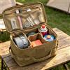 Generic Borsa per attrezzi da campeggio di grande capacità, organizer per attrezzi | per utensili da cucina da picnic e bombola di gas, borsa portatile con coulisse per campeggio escursionismo, 34 x 17 cm