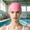 Generic Cuffia da nuoto in silicone, impermeabile, protezione per le orecchie, antiscivolo, allargata, flessibile, estesa per capelli lunghi