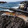 Generic 1 confezione di esche artificiali a lento affondamento a forma di calamaro luminoso a forma di polipo, esca lunga per pesca in acqua salata offshore, 06