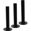 FOMIYES 3 Pezzi Wall Mount Plate Rack Supporto per Piatti Parete in Ferro Nero, Organizer da Parete per Dischi Palestra, per Ordinare L'attrezzatura Fitness e Ridurre Disordine