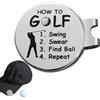 Genérico Clip magnetica per cappello con marcatore per palla da golf, clip per | Supporto per guanti marcatori palline da golf Equ