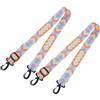 HANABASS 2 Pezzi Cinghia per Scarponi da Sci, Leash per Pattini da Ghiaccio Pieghevole, Tracolla Regolabile in Finta Nylon, 90cm, per Adulti, per Trasporto Outdoor