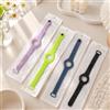 Generic 4 supporti per medaglione da crociera principessa, accessori per uomo e | Supporto regolabile per orologio da polso con medaglione principessa comodo cinturino in silicone (nero, grigio, viola