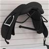 Plumbpyr Supporto per sella, montaggio a parete, nero, in ferro verniciato a polvere, 70 x 41 x 31,5 cm, per stalla per cavalli e stalla da equitazione, con supporto stabile per una conservazione