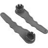 JECOMPRIS 2 Pezzi Chiave per Valvola Aria a 8 Denti per Tavola Sup Gonfiabile | Strumento in Abs, Apertura Rapida Mano, Compatibile Valvole Tavola e Gommone
