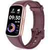 Spurkey Zeacool - Fitness tracker con frequenza cardiaca 24/7, monitoraggio dell'ossigeno nel sangue, monitoraggio del sonno, 123 modalità sportive, contacalorie, contapassi, impermeabile IP68, per donne e