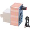 HENYGEN Ventilatore in alluminio portatile Flusso d'aria azionato tramite USB per gli appassionati all'aperto Campeggio Barbecue Riscaldamento Bisogno di Portabilità Ventilatore