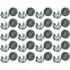 TOYANDONA 20 Pezzi Ramponi Antiscivolo per Scarpe, 5 Denti, Acciaio | Leggeri e Portatili, Si Adattano a Stivali, Sneaker e Scarpe Casual, Colore Argento