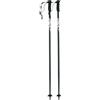 MFMEXUL Racchette da Neve Antivolo Bastoncino , Nero , 115 Cm | Stabile, Bastoncini da marchio alpino Rondella, Leggero, Attrezzatura,